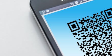 Qr code phone small